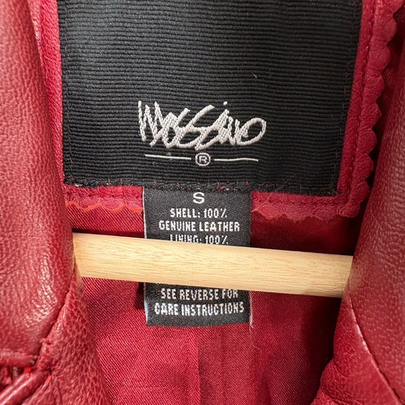Vintage Mossimo Leather Jacker Size Small - Picture 10 of 10